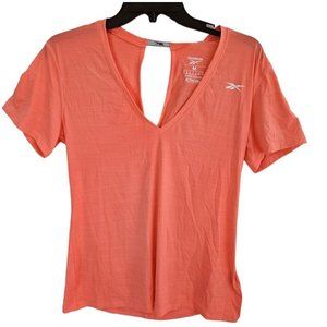 Reebok Women's Size Medium Coral Training Tops Shirt Gym Workout NEW